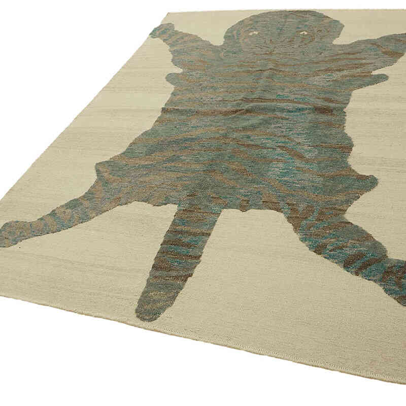 Yeni Kaplan Desenli Halı - 200 cm x 272 cm - K0079214