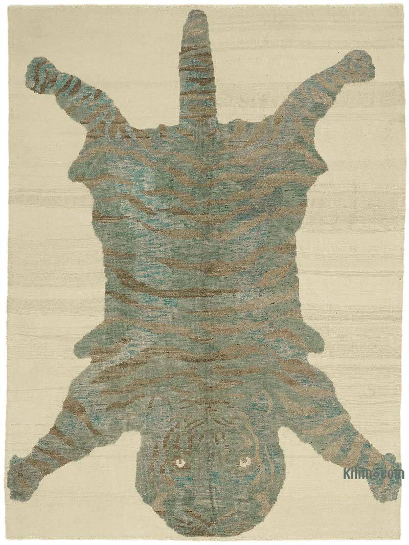 Yeni Kaplan Desenli Halı - 200 cm x 272 cm - K0079214
