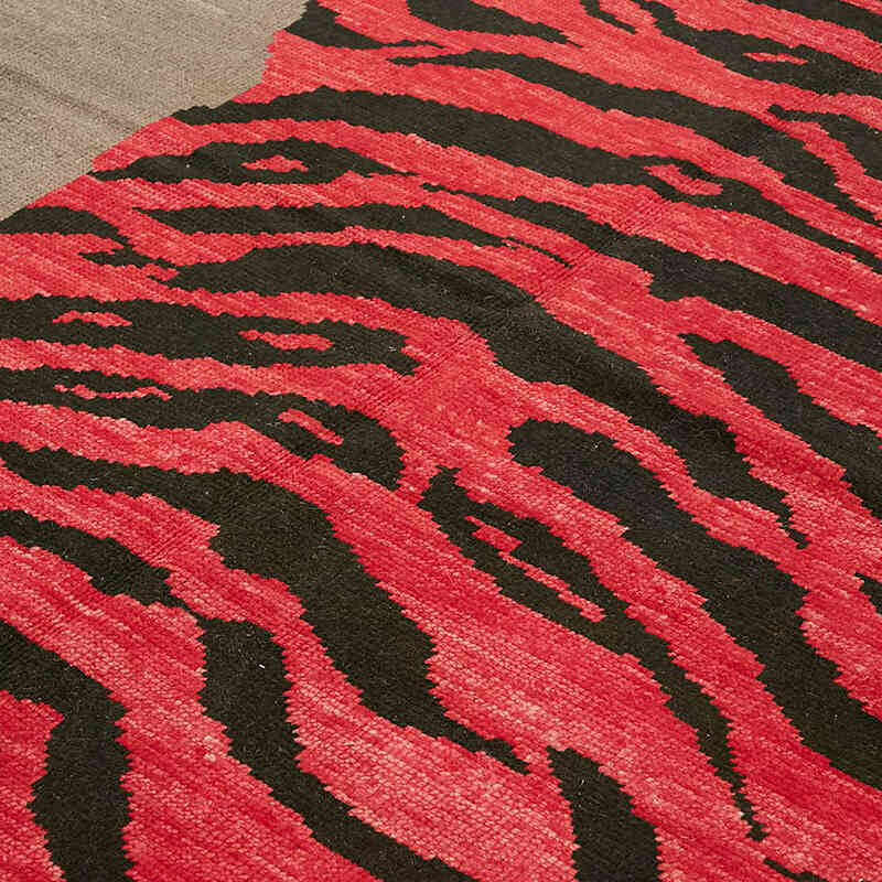 Alfombra Nueva de Nudo a Mano con Diseño de Tigre - 282 cm x 373 cm - K0079217