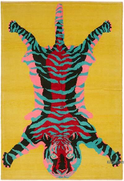 Yeni Kaplan Desenli Halı - 250 cm x 360 cm