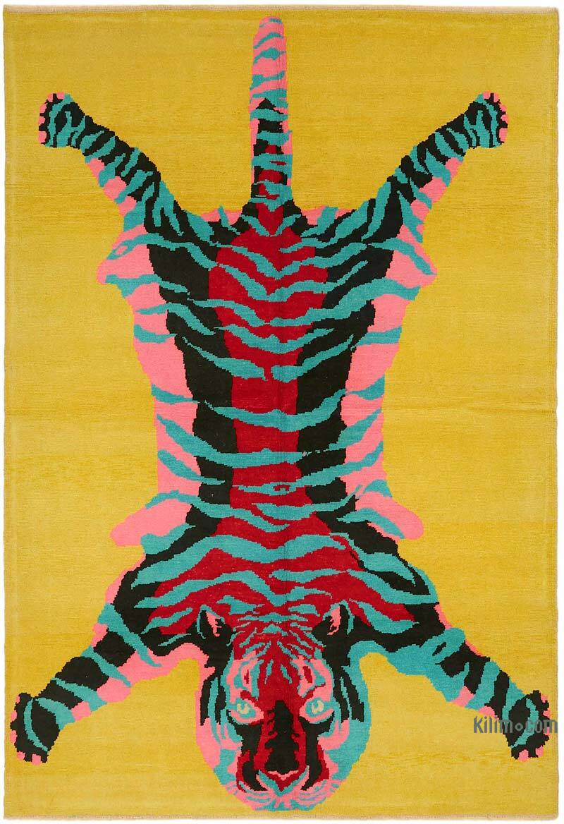 Yeni Kaplan Desenli Hali - 250 cm x 360 cm - K0079223