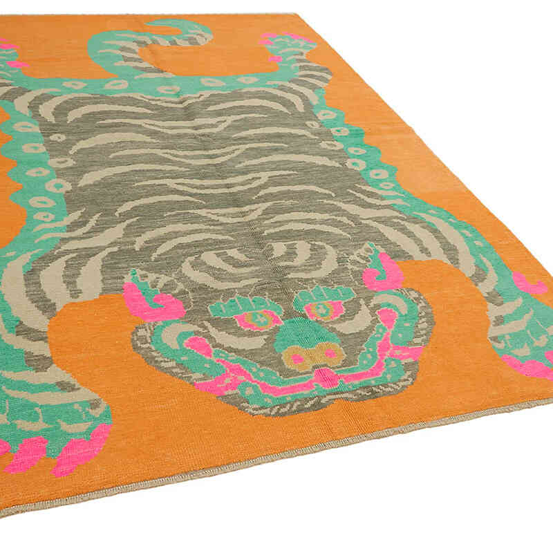 Yeni Kaplan Desenli Halı - 210 cm x 320 cm - K0079228