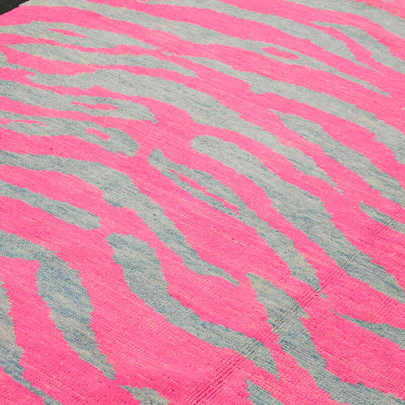 Alfombra Nueva de Nudo a Mano con Diseño de Tigre - 306 cm x 434 cm - K0079231