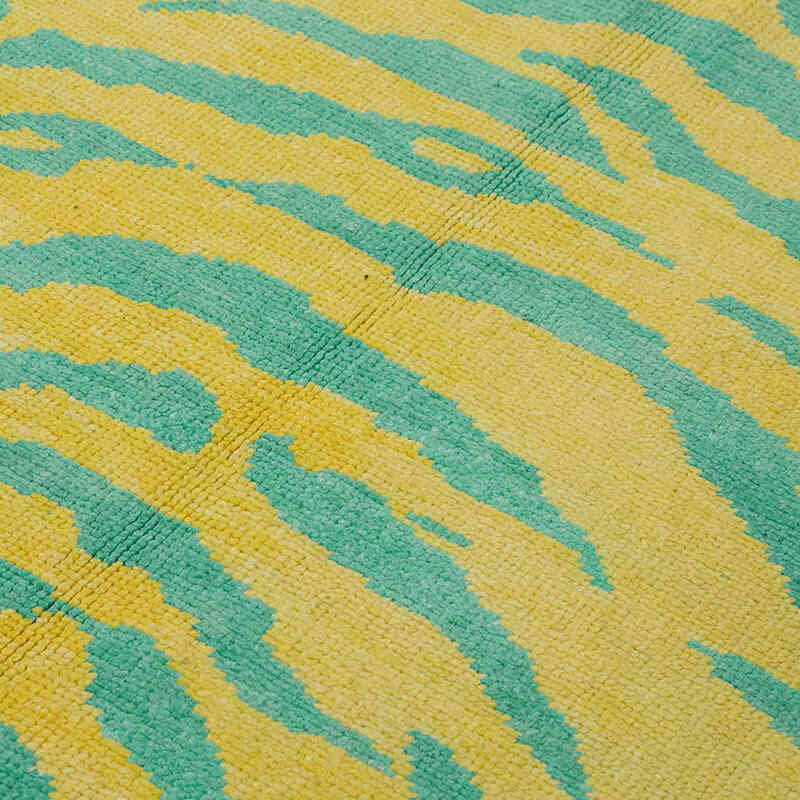 Alfombra Nueva de Nudo a Mano con Diseño de Tigre - 188 cm x 257 cm - K0079233