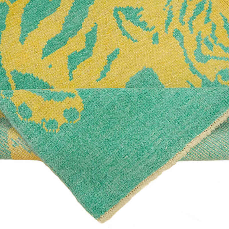 Alfombra Nueva de Nudo a Mano con Diseño de Tigre - 188 cm x 257 cm - K0079233