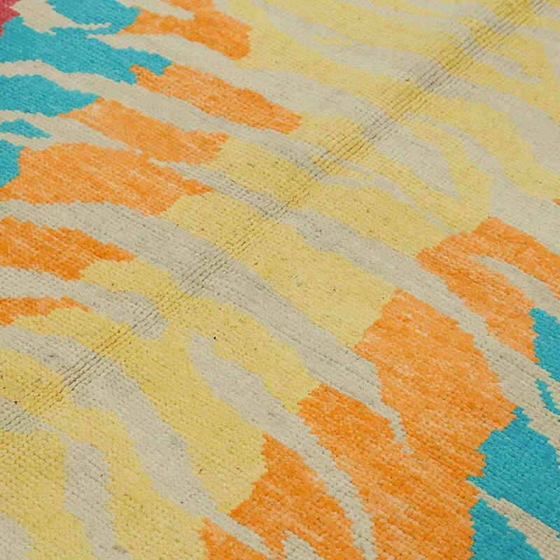 Alfombra Nueva de Nudo a Mano con Diseño de Tigre - 192 cm x 240 cm - K0079236