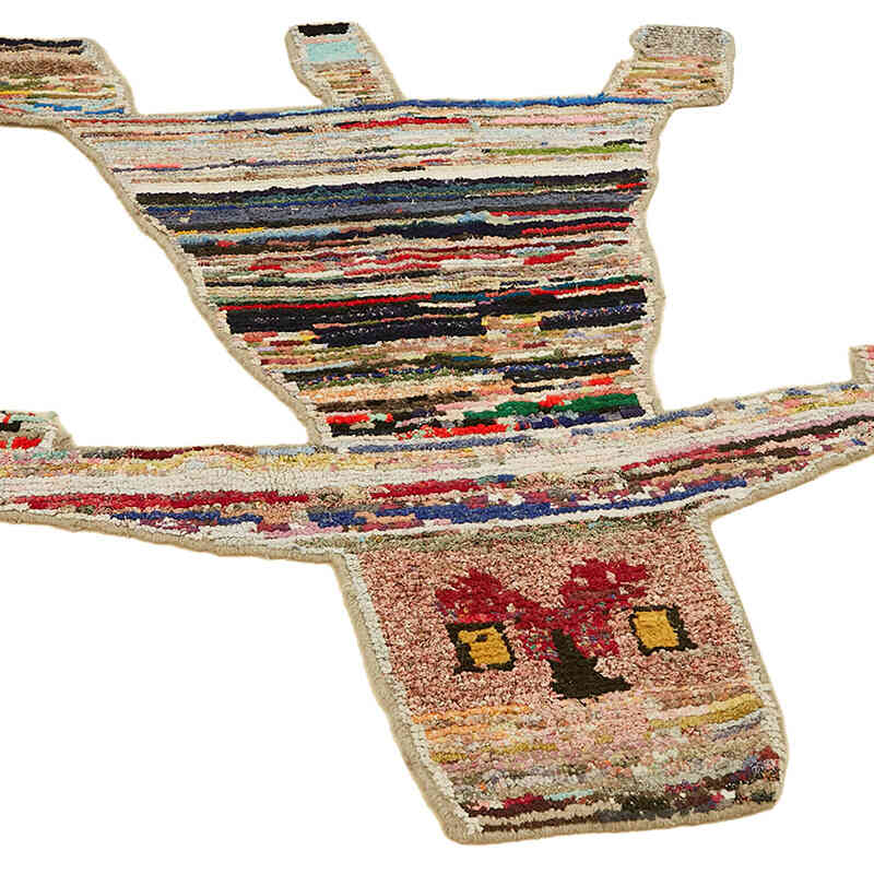 Yeni Kaplan Desenli Halı - 160 cm x 200 cm - K0079241