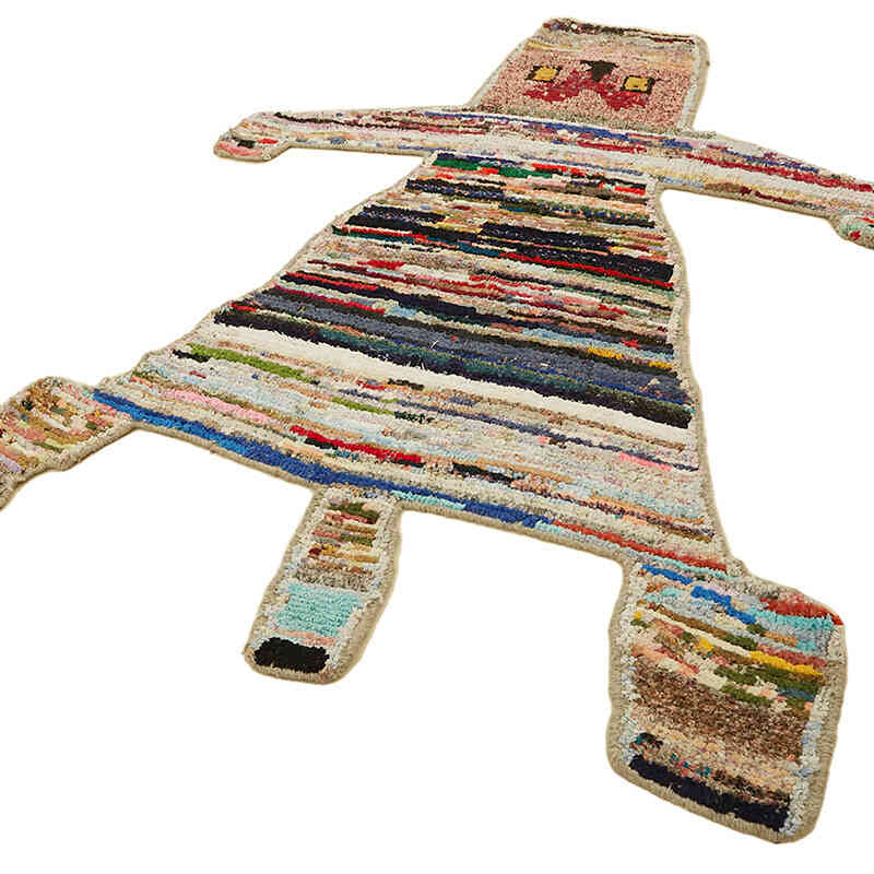Yeni Kaplan Desenli Halı - 160 cm x 200 cm - K0079241