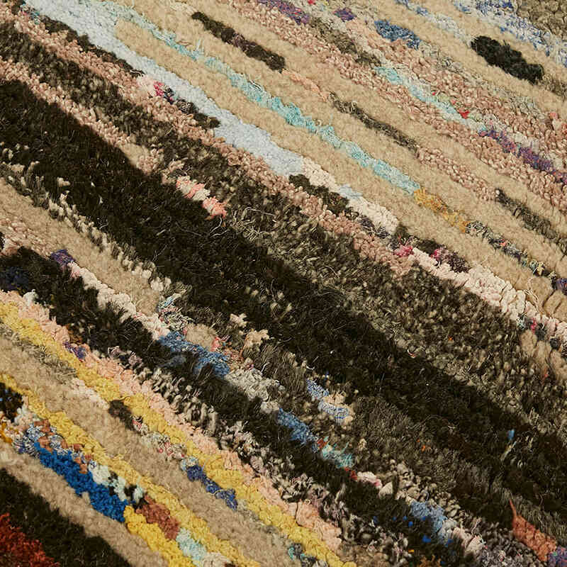 New Hand-Knotted Tiger Rug - 4' 8" x 6' 5" (56" x 77") - K0079243