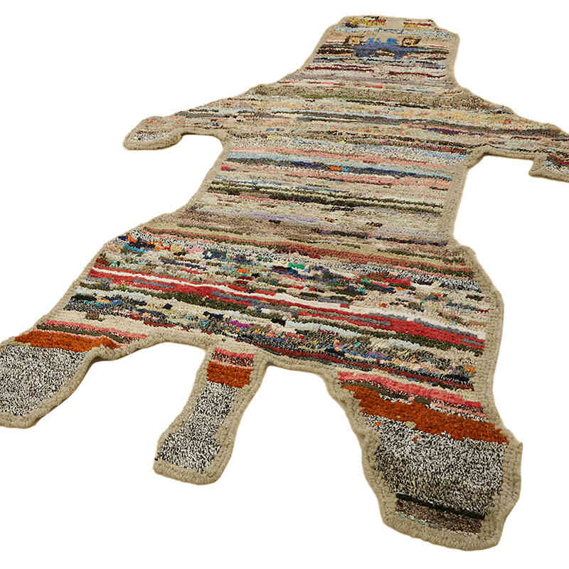 Yeni Kaplan Desenli Halı - 150 cm x 202 cm - K0079245