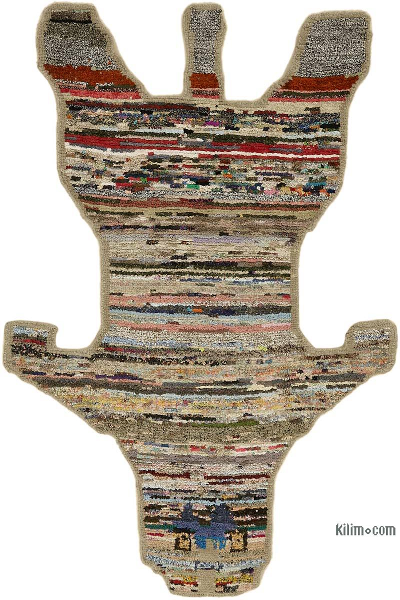 Yeni Kaplan Desenli Halı - 150 cm x 202 cm - K0079245