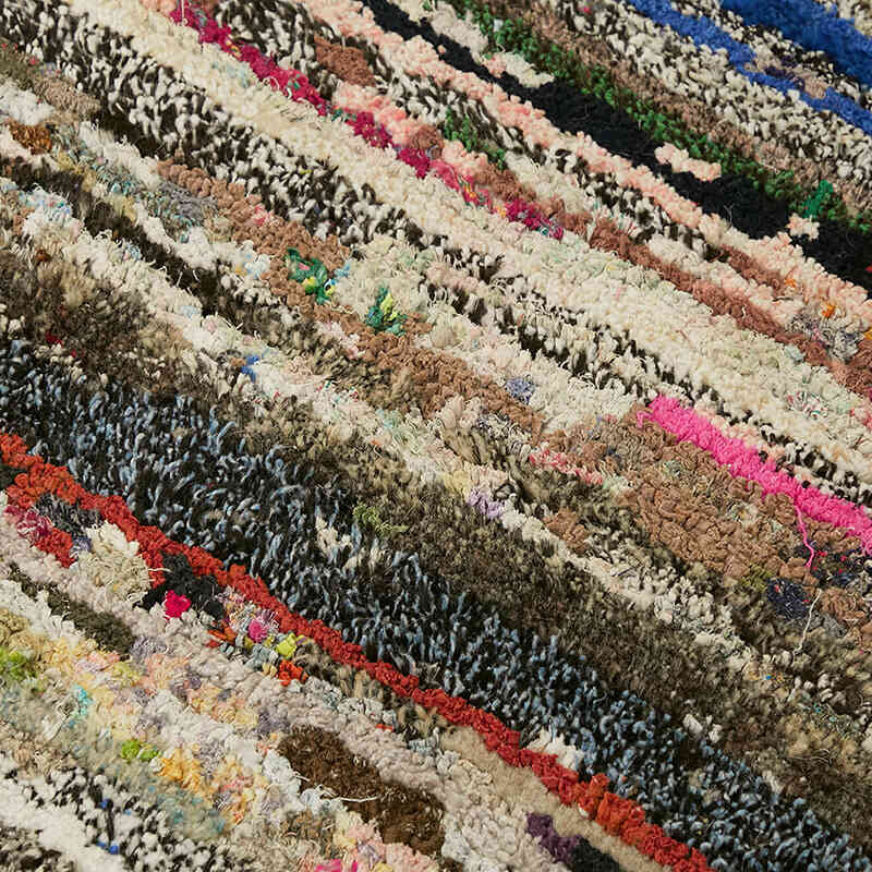 New Hand-Knotted Tiger Rug - 4' 5" x 5' 9" (53" x 69") - K0079246