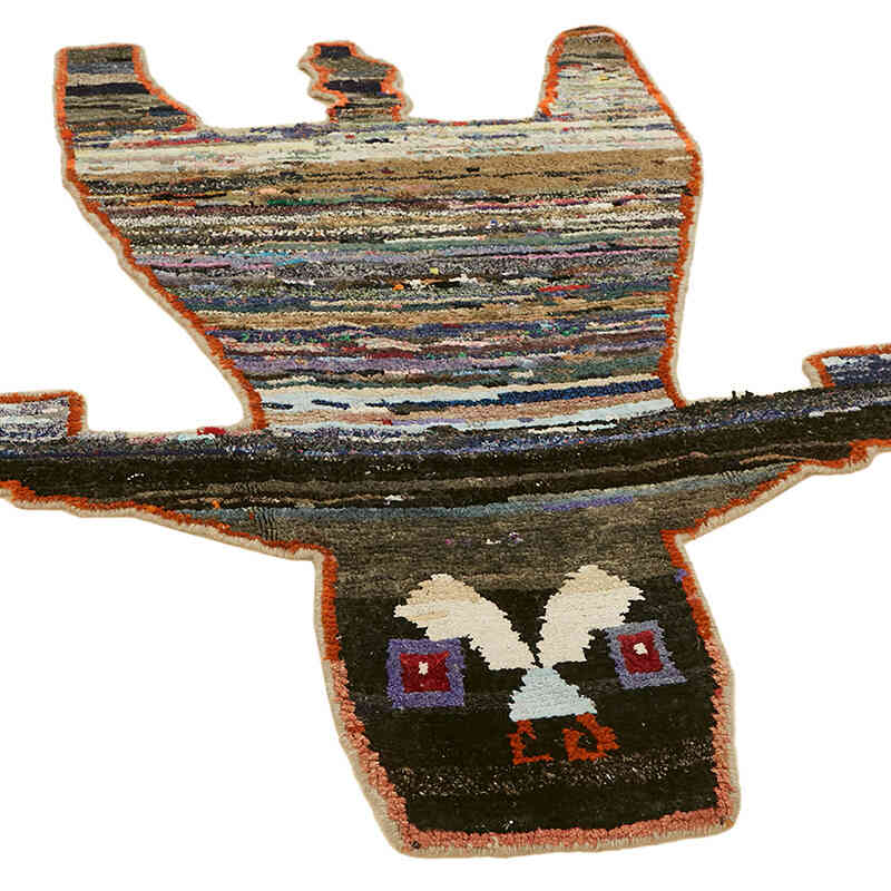 New Hand-Knotted Tiger Rug - 4' 9" x 6'  (57" x 72") - K0079247