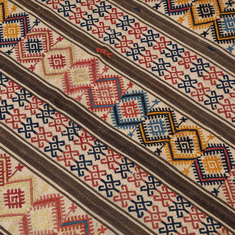Alfombra Vintage Anatolian Kilim - 123 cm x 227 cm - K0079270