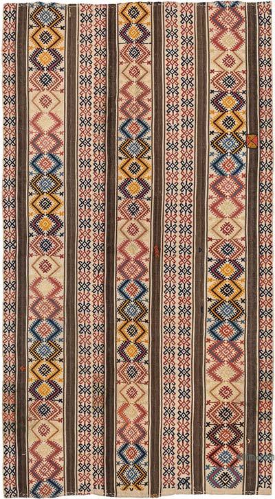 Vintage Anadolu Kilim - 123 cm x 227 cm