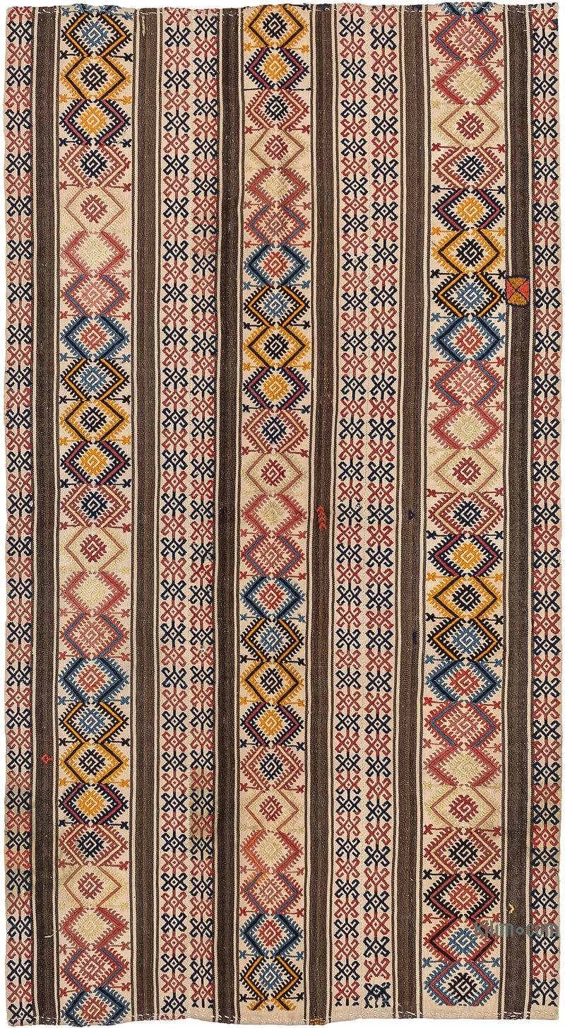 Alfombra Vintage Anatolian Kilim - 123 cm x 227 cm - K0079270