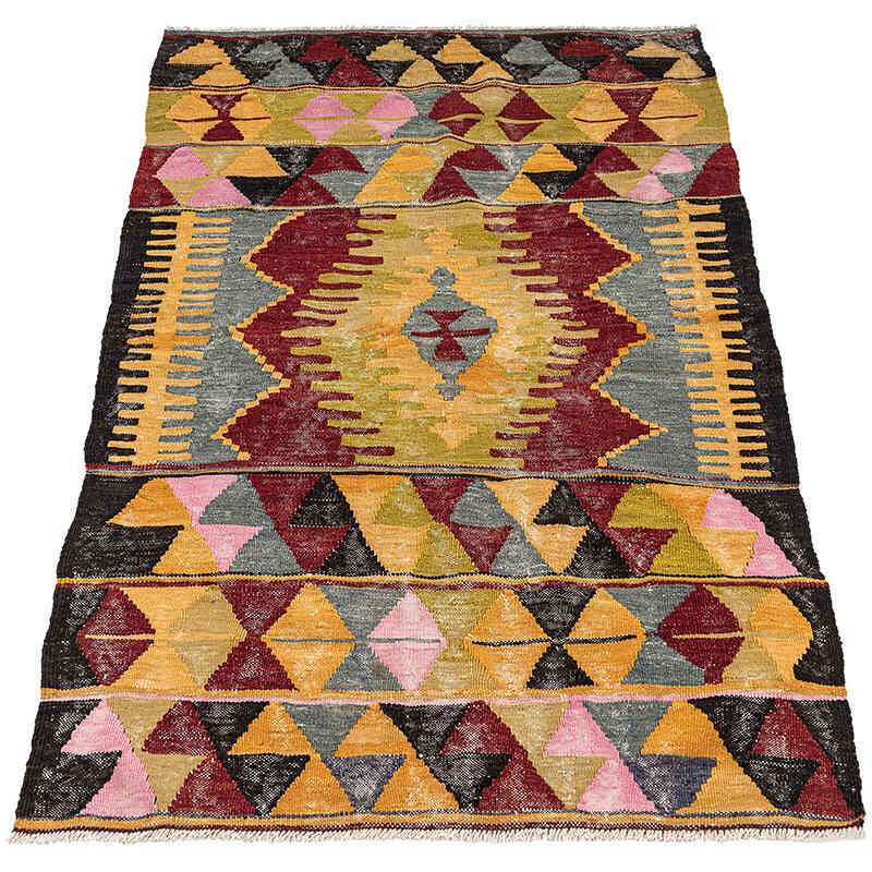 Vintage Çal Kilimi - 95 cm x 147 cm - K0079272