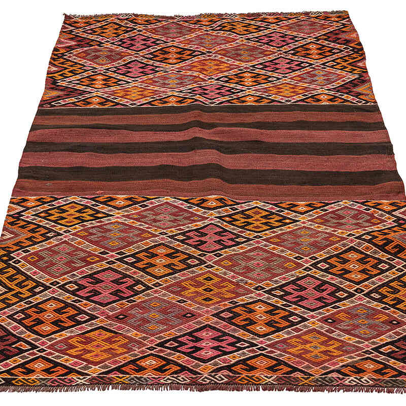 Vintage Bayburt Kilim Rug - 3' 4" x 5' 9" (40" x 69") - K0079275