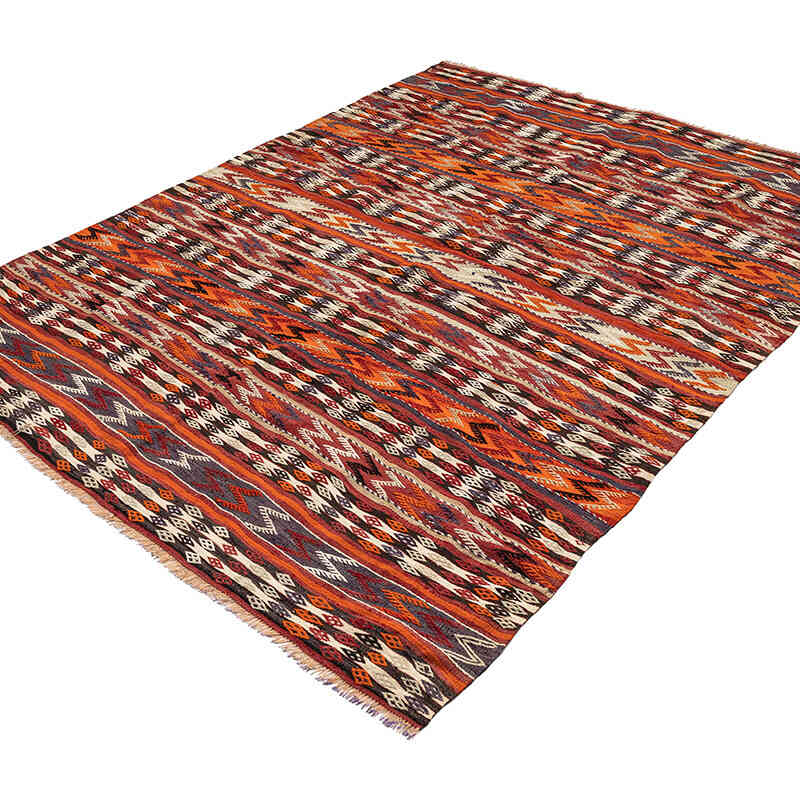 Alfombra Vintage Denizli Kilim - 172 cm x 230 cm - K0079278