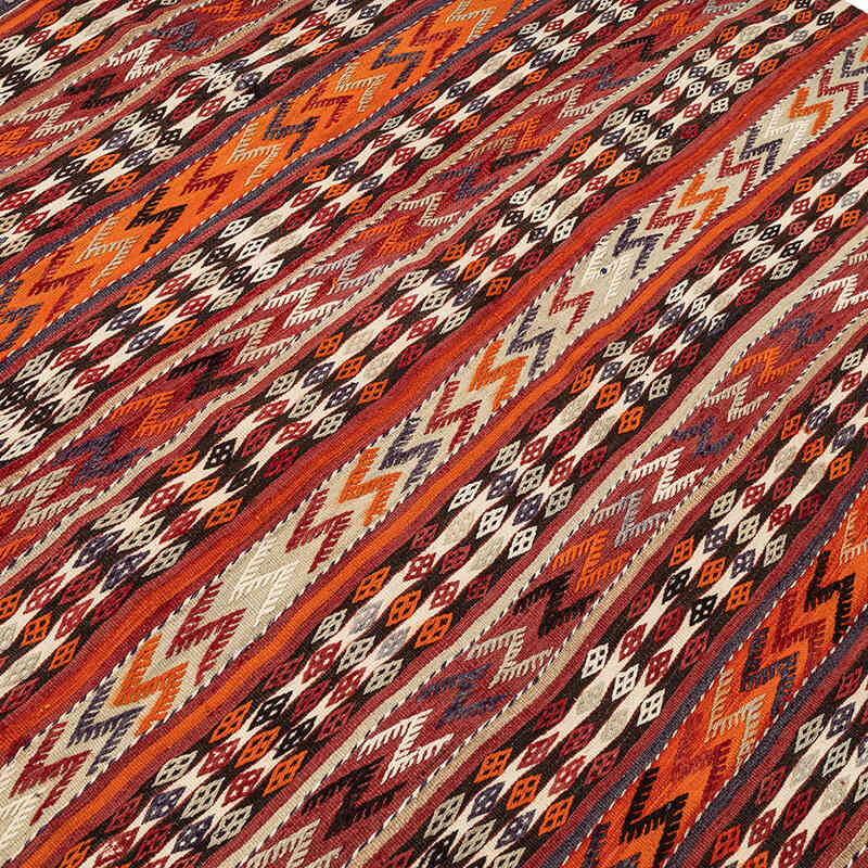 Alfombra Vintage Denizli Kilim - 172 cm x 230 cm - K0079278