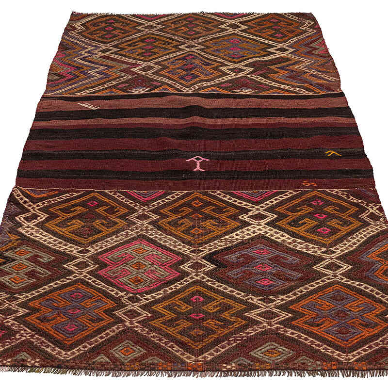 Vintage Bayburt Kilim Rug - 3' 5" x 5' 10" (41" x 70") - K0079279
