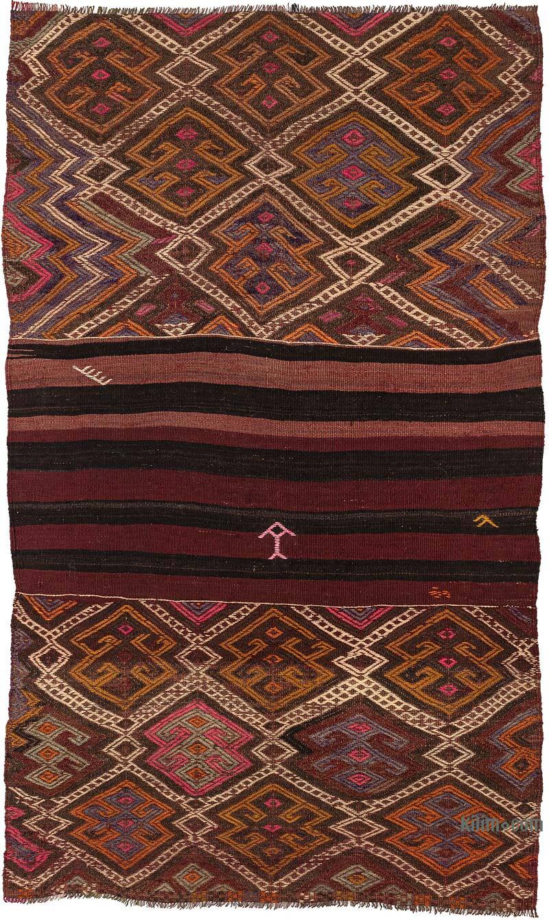 Vintage Bayburt Kilim Rug - 3' 5" x 5' 10" (41" x 70") - K0079279