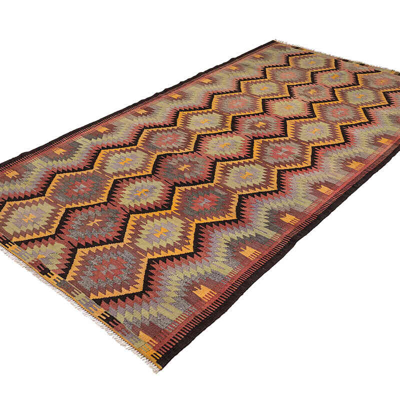 Vintage Antalya Kilim Rug - 4' 6" x 8' 3" (54" x 99") - K0079282
