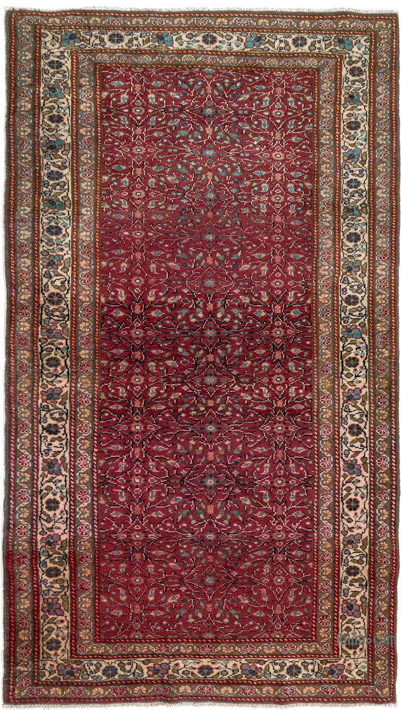 El Dokuma Vintage Halı - 101 cm x 175 cm - K0079284