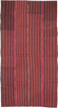 Vintage Anatolian Kilim Rug - 4' 8" x 8' 10" (56" x 106")