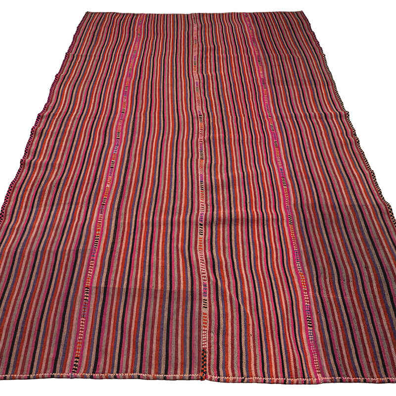 Vintage Anatolian Kilim Rug - 4' 8" x 8' 10" (56" x 106") - K0079287