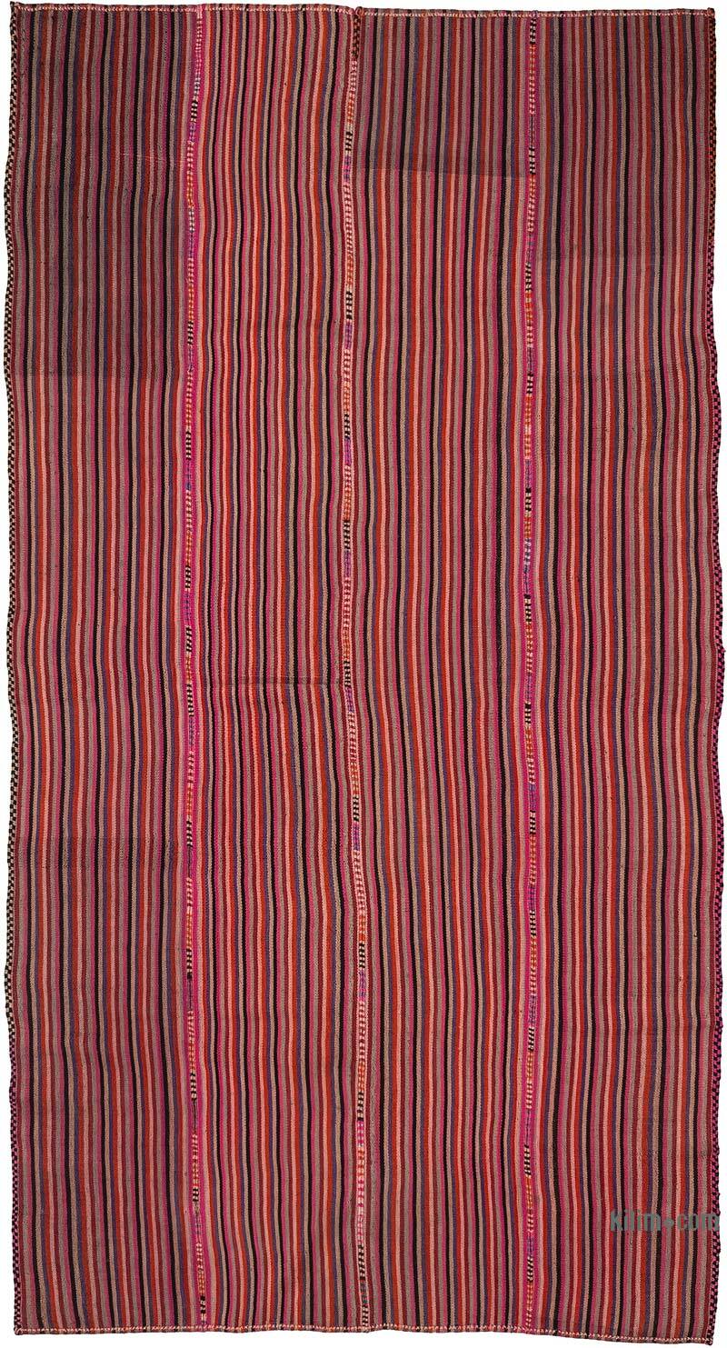 Vintage Anatolian Kilim Rug - 4' 8" x 8' 10" (56" x 106") - K0079287