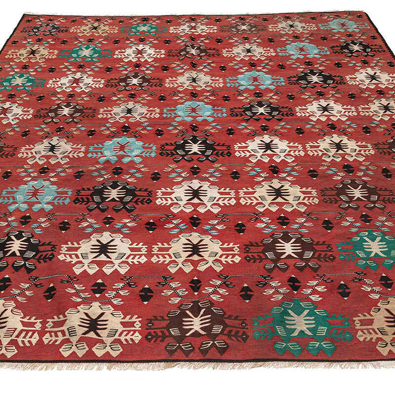 Vintage Sharkoy Kilim Rug - 6' 7" x 8'  (79" x 96") - K0079288