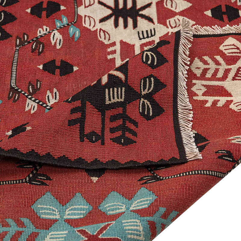 Vintage Sharkoy Kilim Rug - 6' 7" x 8'  (79" x 96") - K0079288