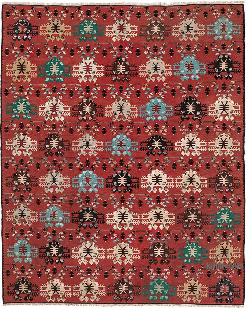 Vintage Sharkoy Kilim Rug - 6' 7" x 8'  (79" x 96") - K0079288