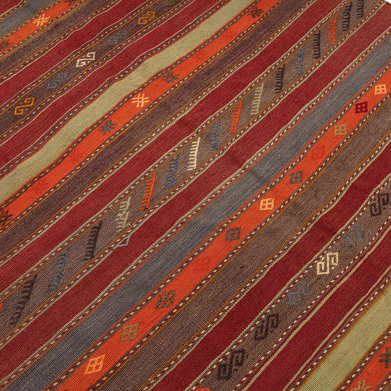 Alfombra Vintage Denizli Kilim - 158 cm x 243 cm - K0079289