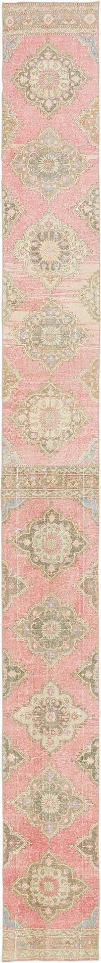 Alfombra Turca Vintage de pasillo - 75 cm x 755 cm