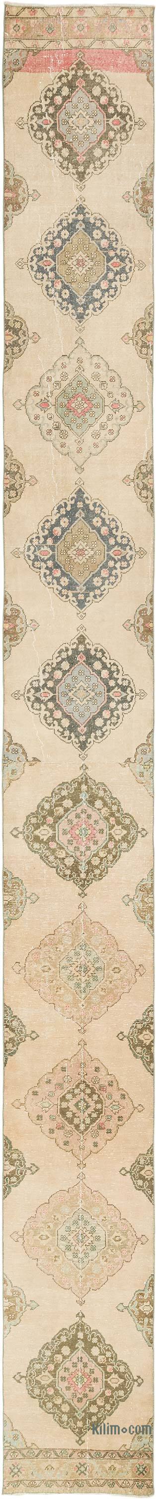 Alfombra Turca Vintage de pasillo - 71 cm x 715 cm - K0079302