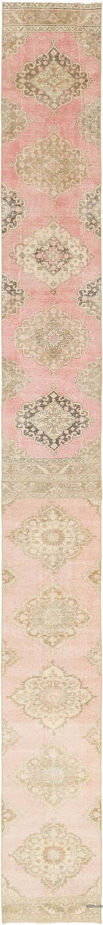 Vintage Turkish Runner Rug - 2' 7" x 24' 6" (31" x 294")