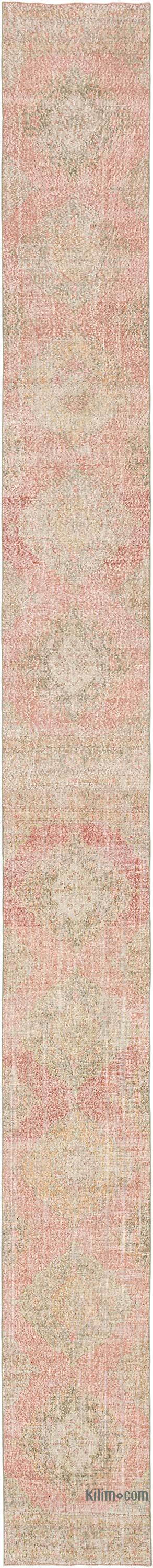 Vintage Turkish Runner Rug - 2' 4" x 25'  (28" x 300") - K0079307