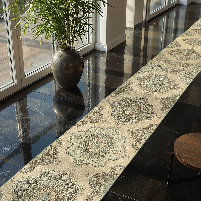 Alfombra Turca Vintage de pasillo - 74 cm x 755 cm - K0079311