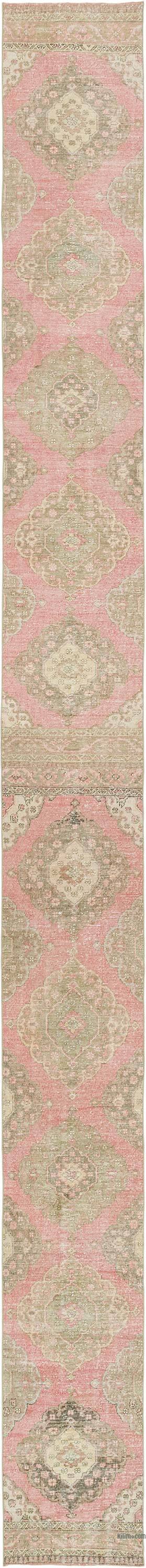 Vintage Turkish Runner Rug - 2' 5" x 27' 3" (29" x 327")