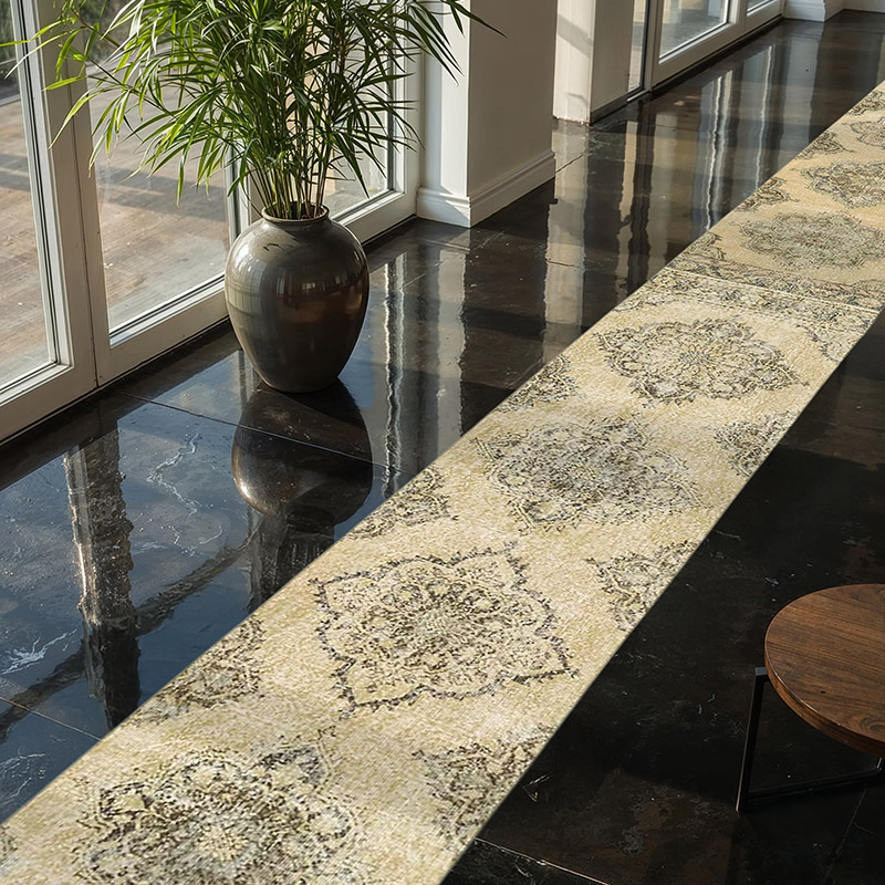 Alfombra Turca Vintage de pasillo - 74 cm x 754 cm - K0079317