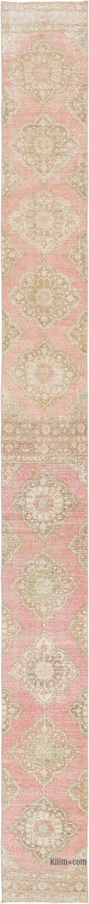 Vintage Turkish Runner Rug - 2' 4" x 24' 7" (28" x 295") - K0079321