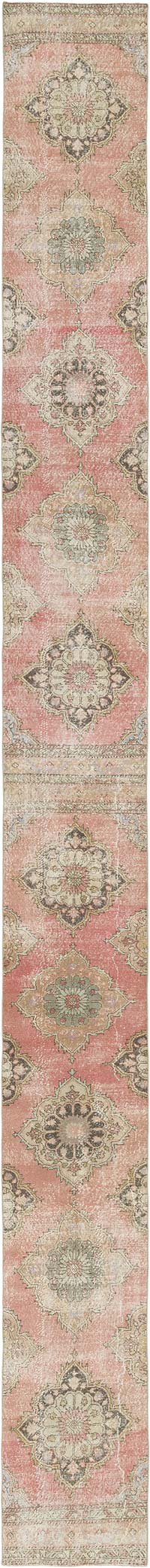Alfombra Turca Vintage de pasillo - 71 cm x 785 cm