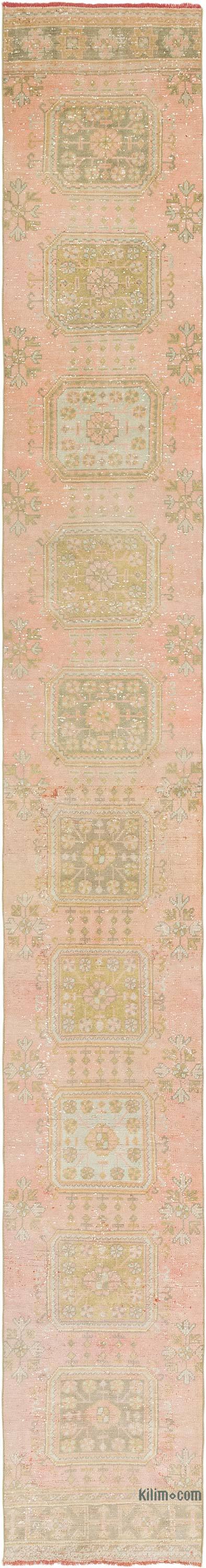 Vintage Turkish Runner Rug - 2' 8" x 21' 5" (32" x 257") - K0079328