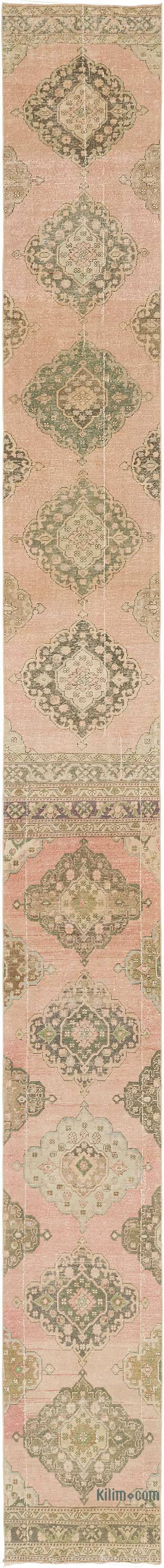 Alfombra Turca Vintage de pasillo - 74 cm x 735 cm - K0079341