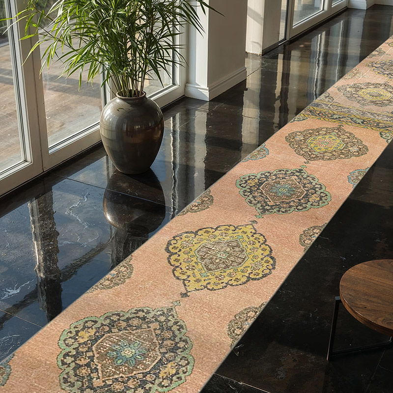 Alfombra Turca Vintage de pasillo - 71 cm x 695 cm - K0079342