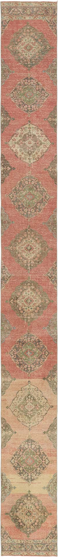 Vintage Turkish Runner Rug - 2' 6" x 24' 7" (30" x 295")