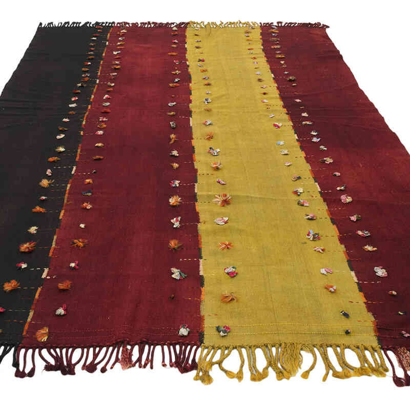 Vintage Malatya 'Perde' Kilim - 193 cm x 293 cm - K0079352