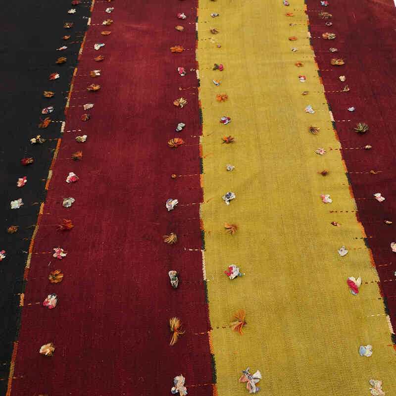 Vintage Malatya 'Perde' Kilim - 193 cm x 293 cm - K0079352